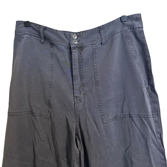 NWT Sundance Gray Wide Leg Lyocell Pants‎ Size 10 Petite - Picture 3 of 9